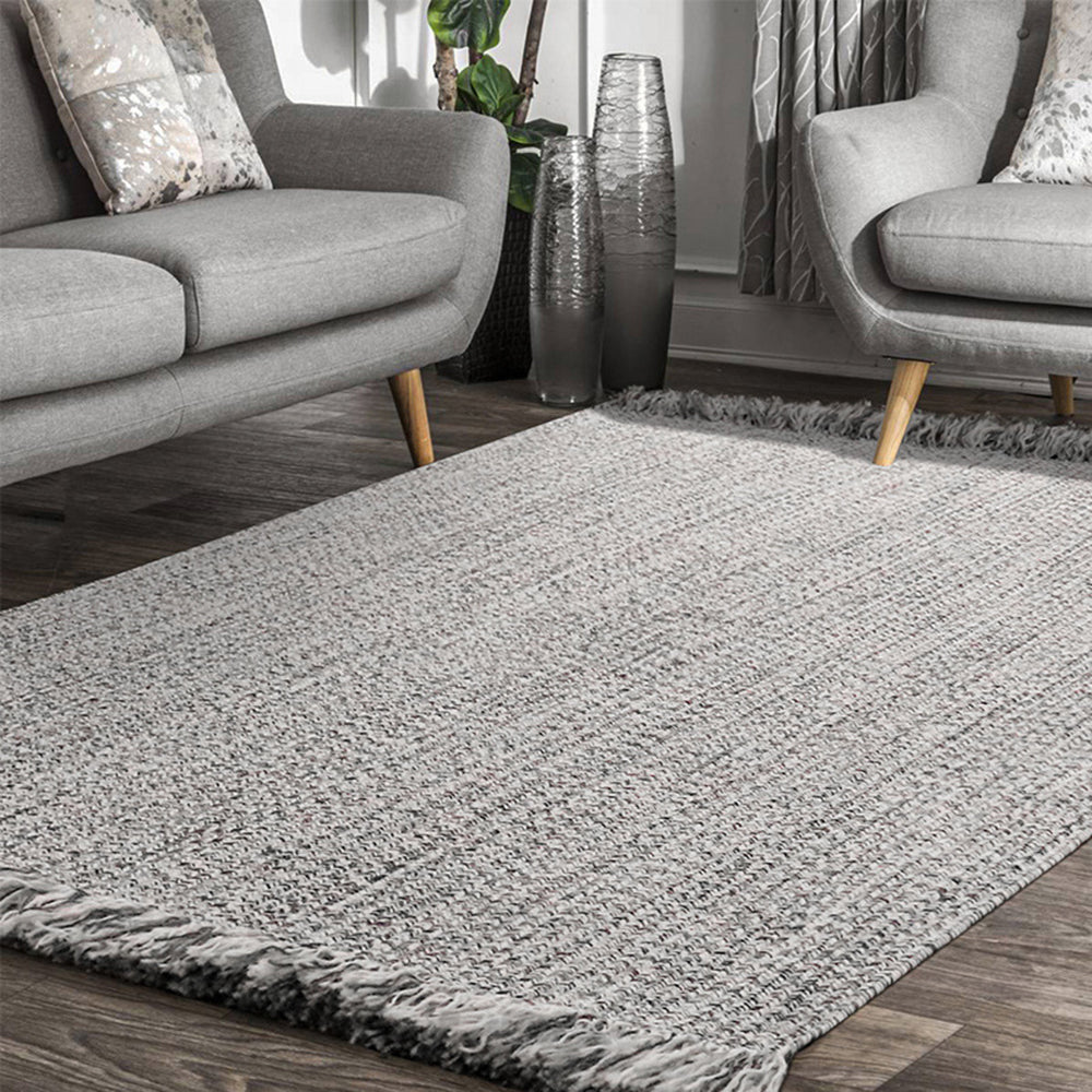 Silver Winter Woven Rugs