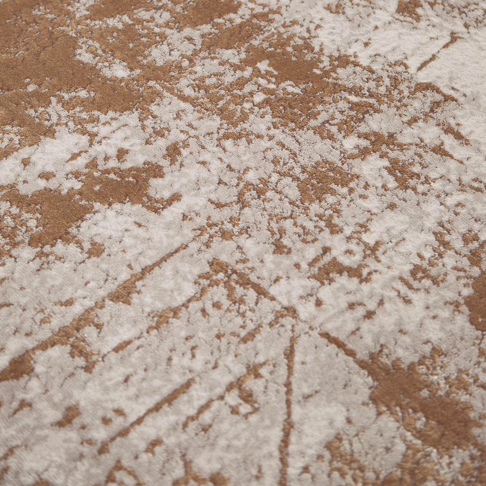 Laurel Abstract Textured Rug in beige and white with stylish modern design