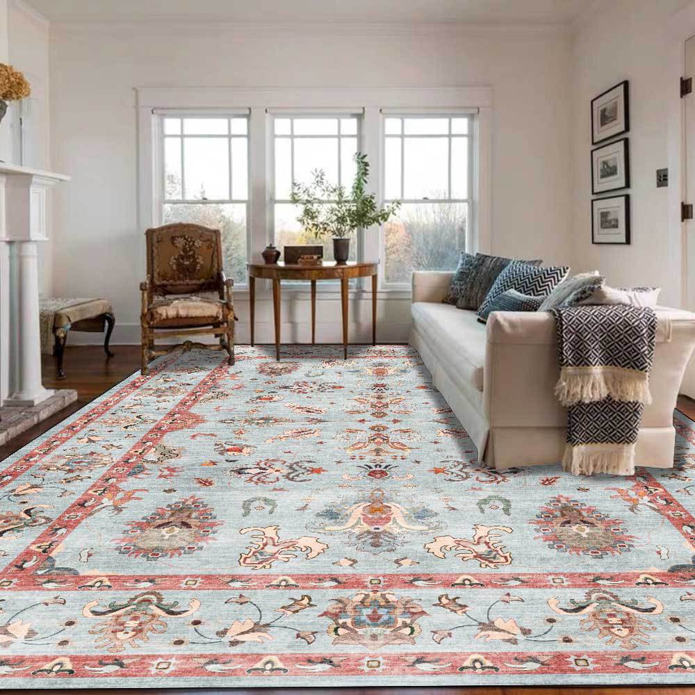 Gleaming horizon Folk Style Rugs