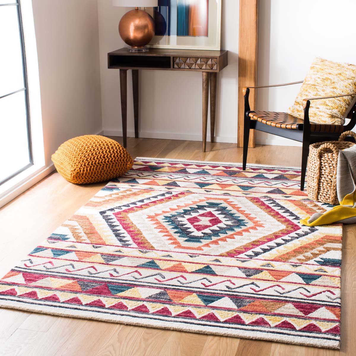 Timeless Echoes Geometric Rugs