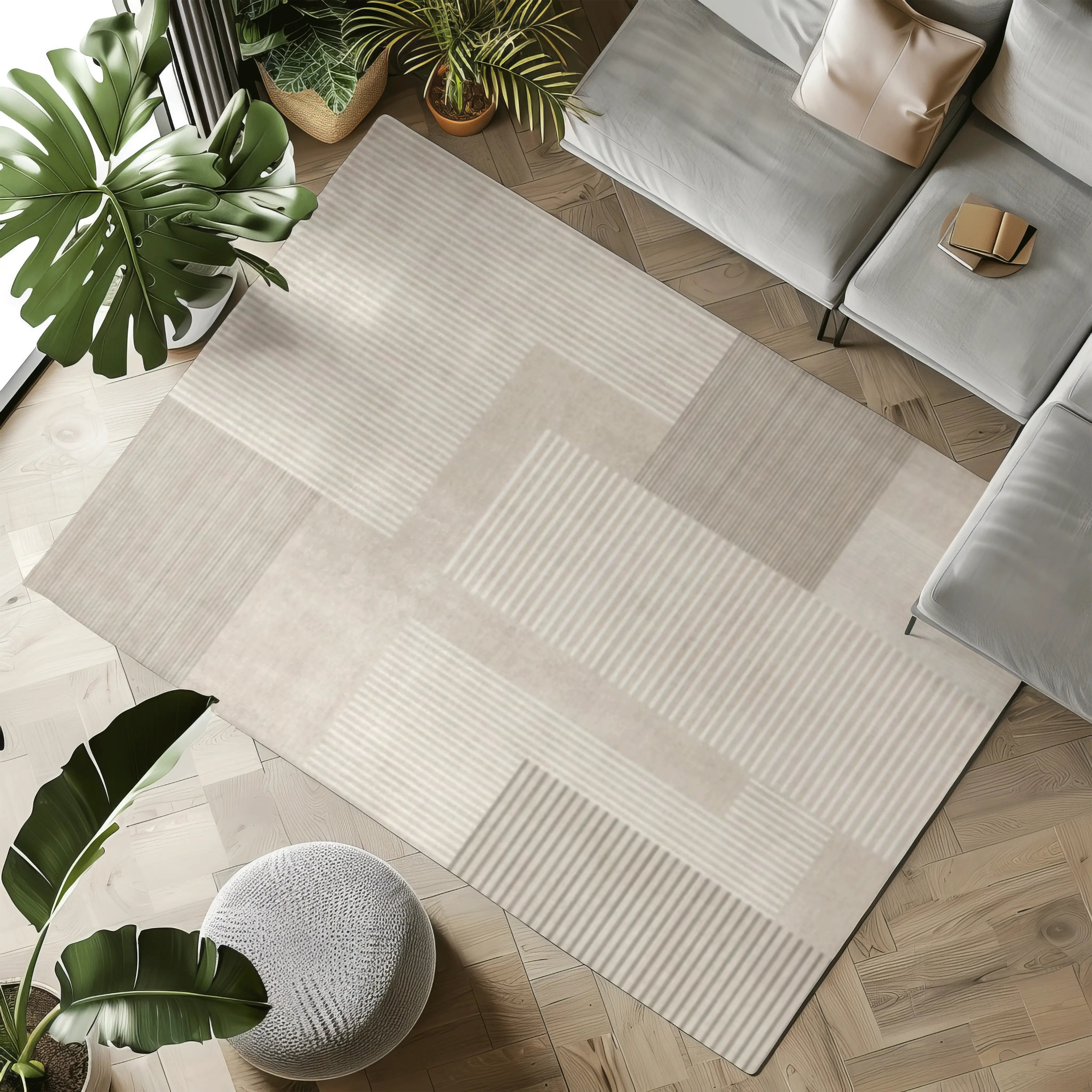 Urban Layers Geometric Rugs