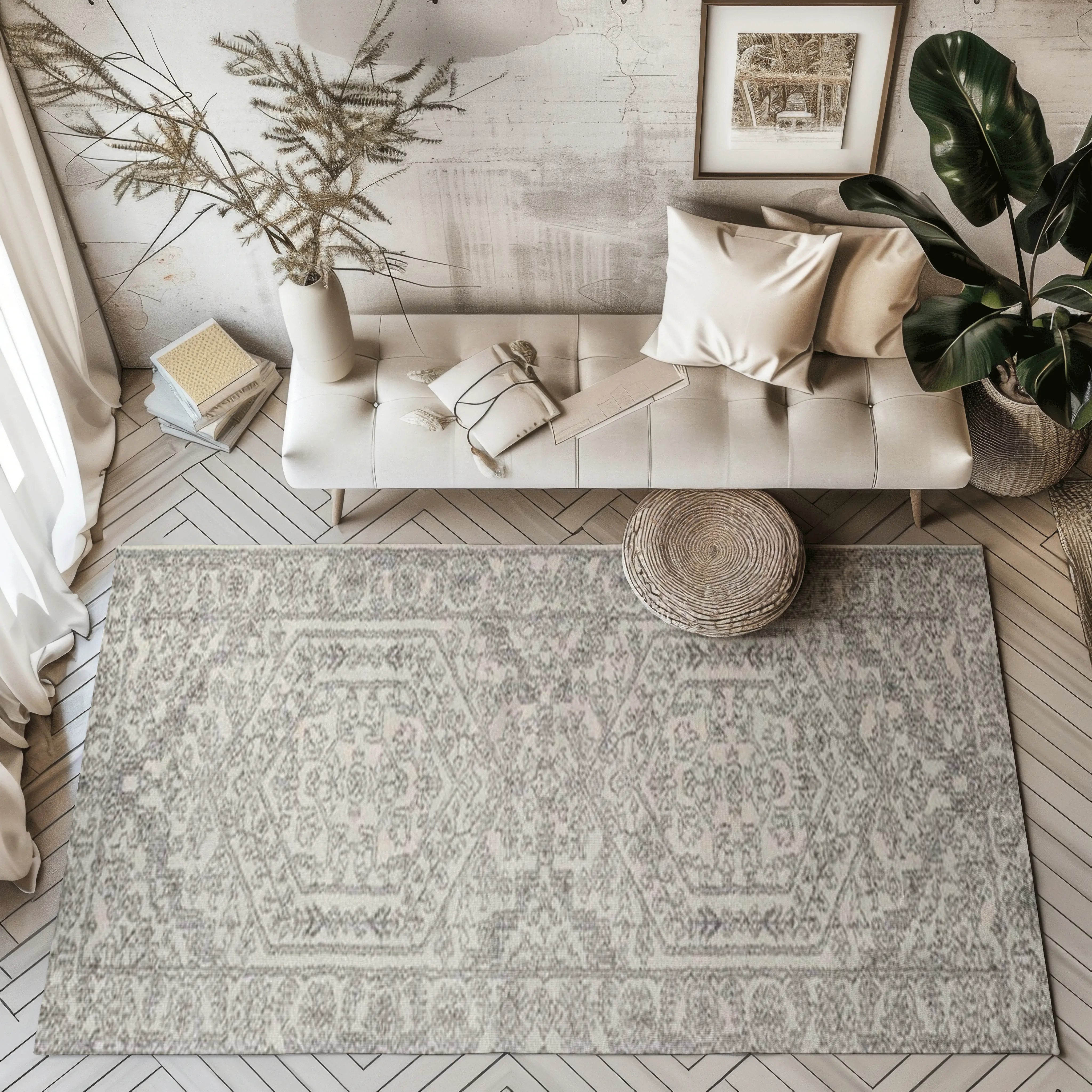 Golden Serenity Stria Rugs