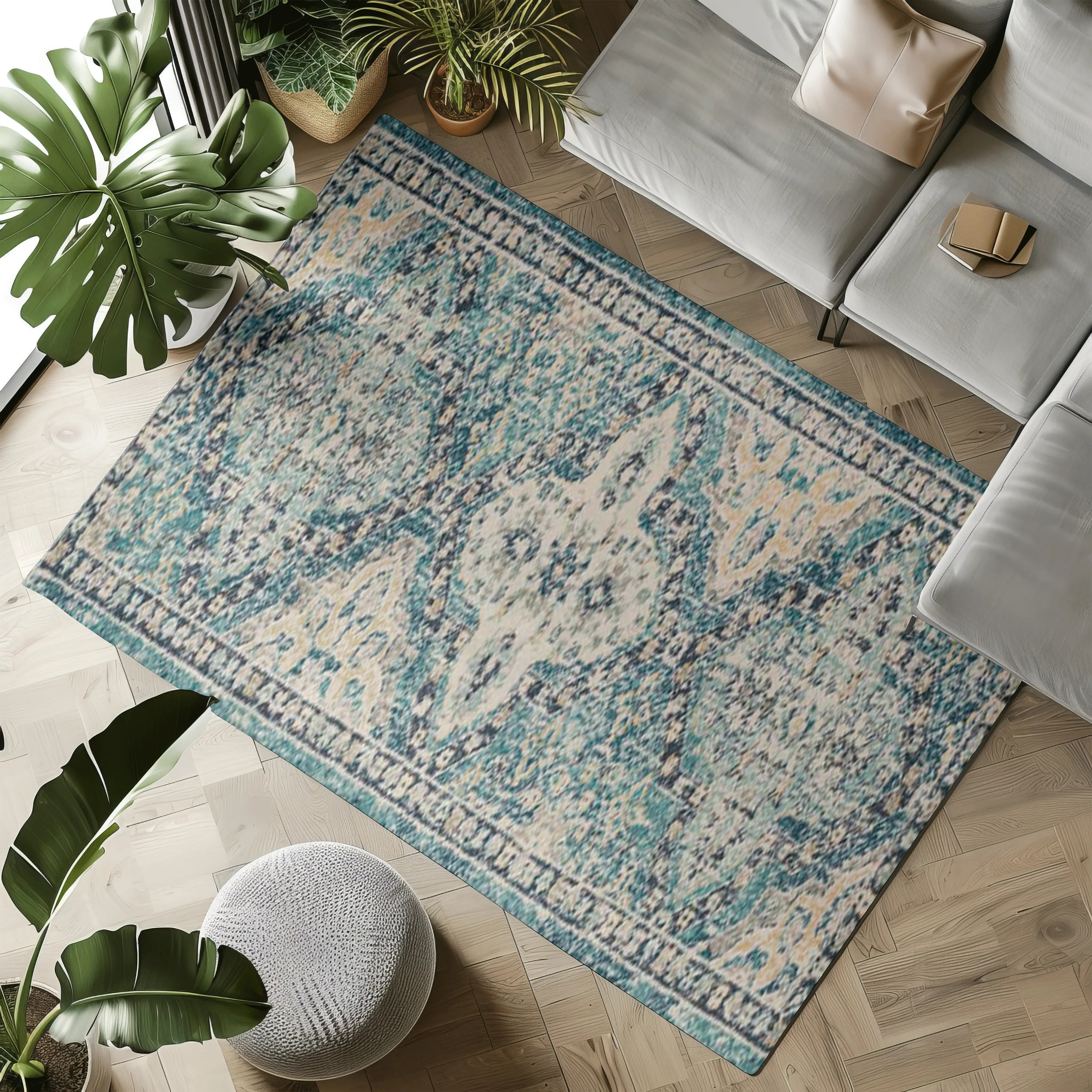 Golden Nightfall Bohemian Rugs