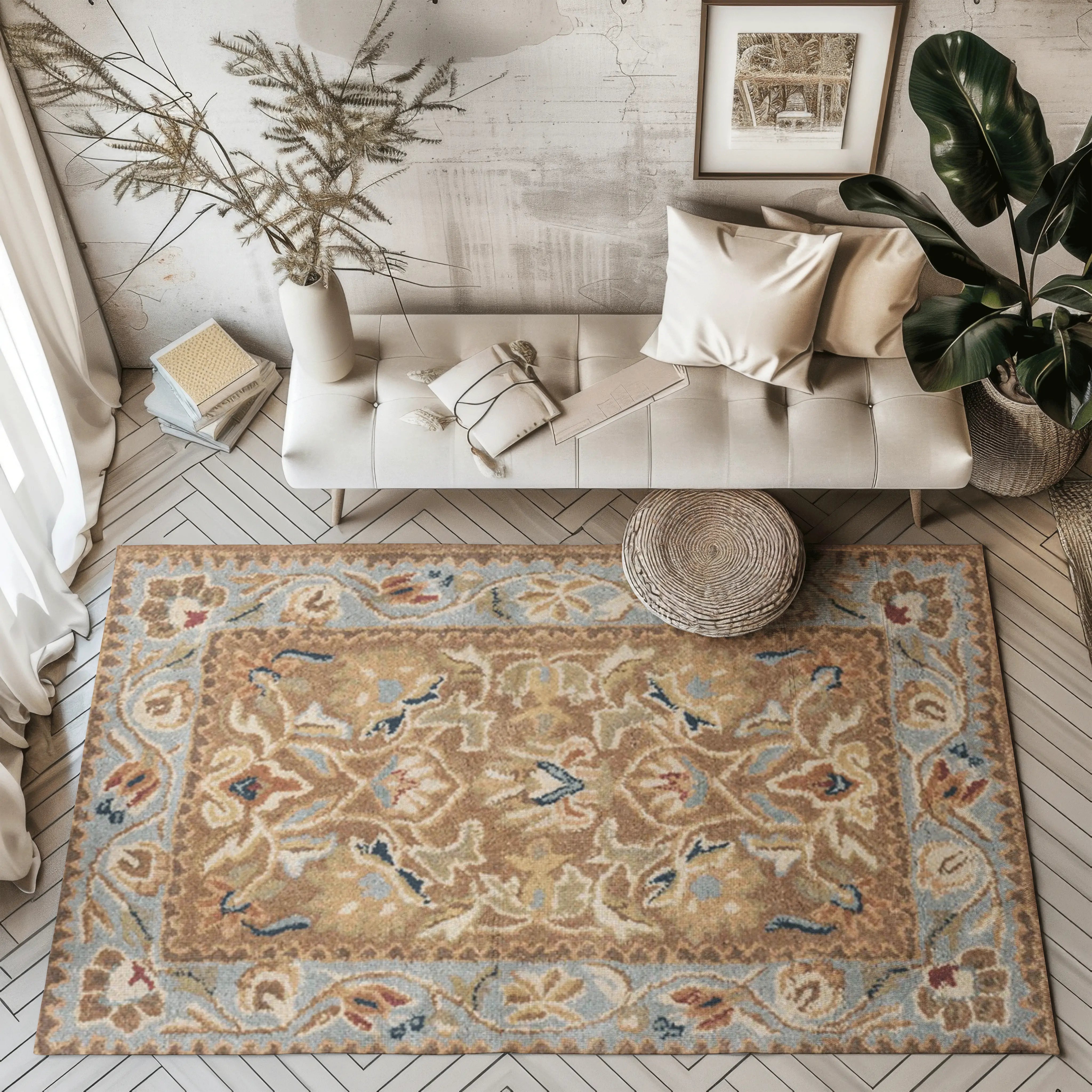 Radiant Veil Print Rugs