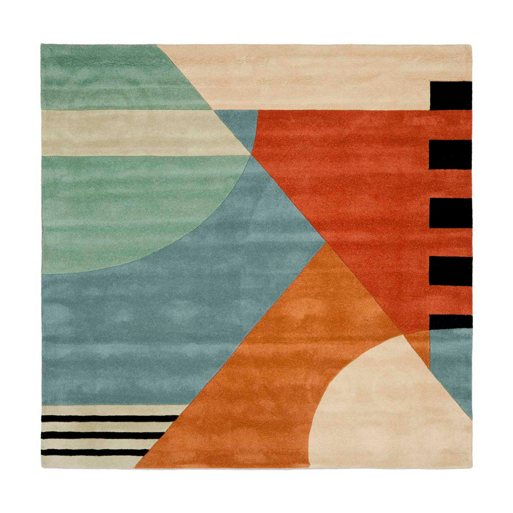 Velvet Reflection Geometric Rugs