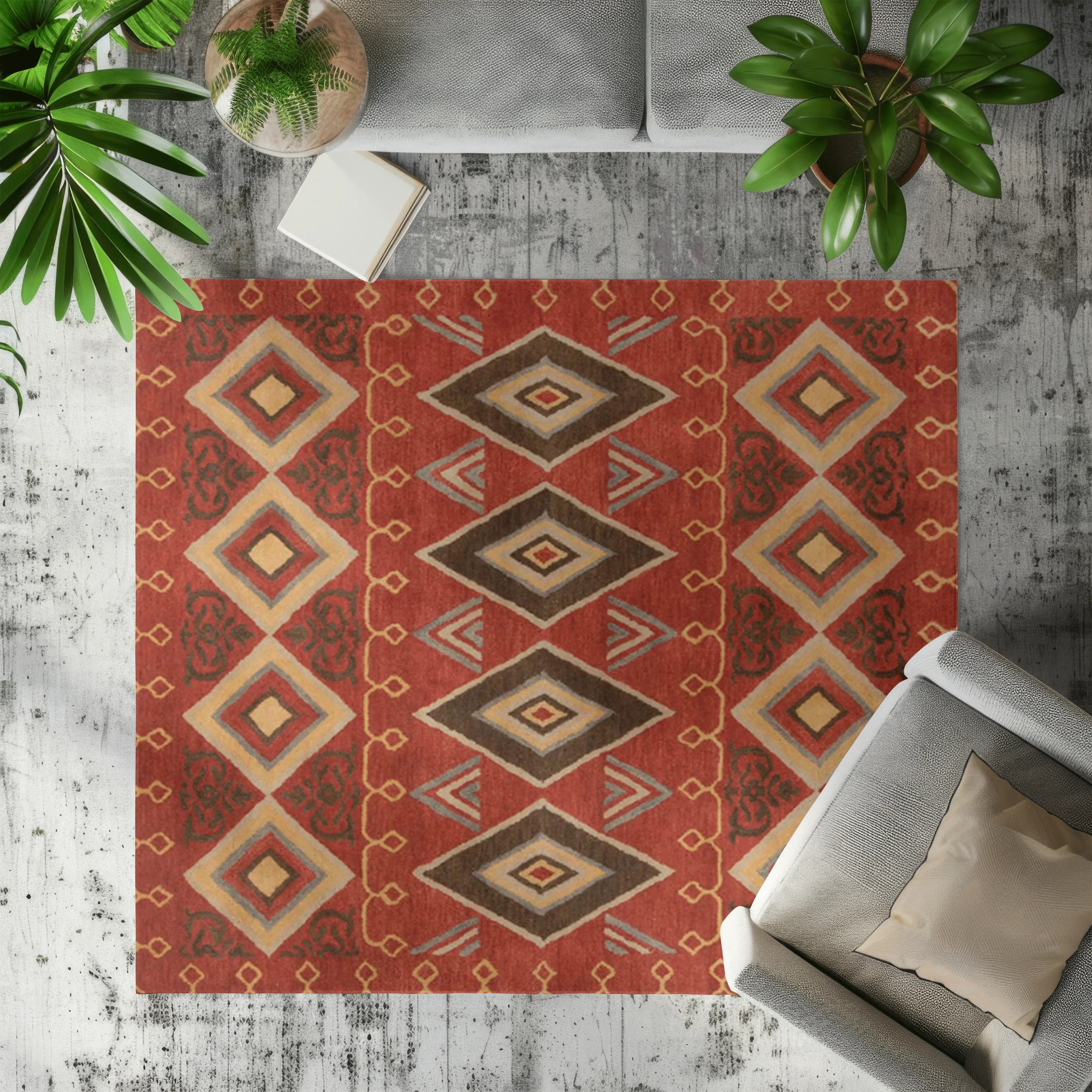 Crimson Dawn Majestic Rugs