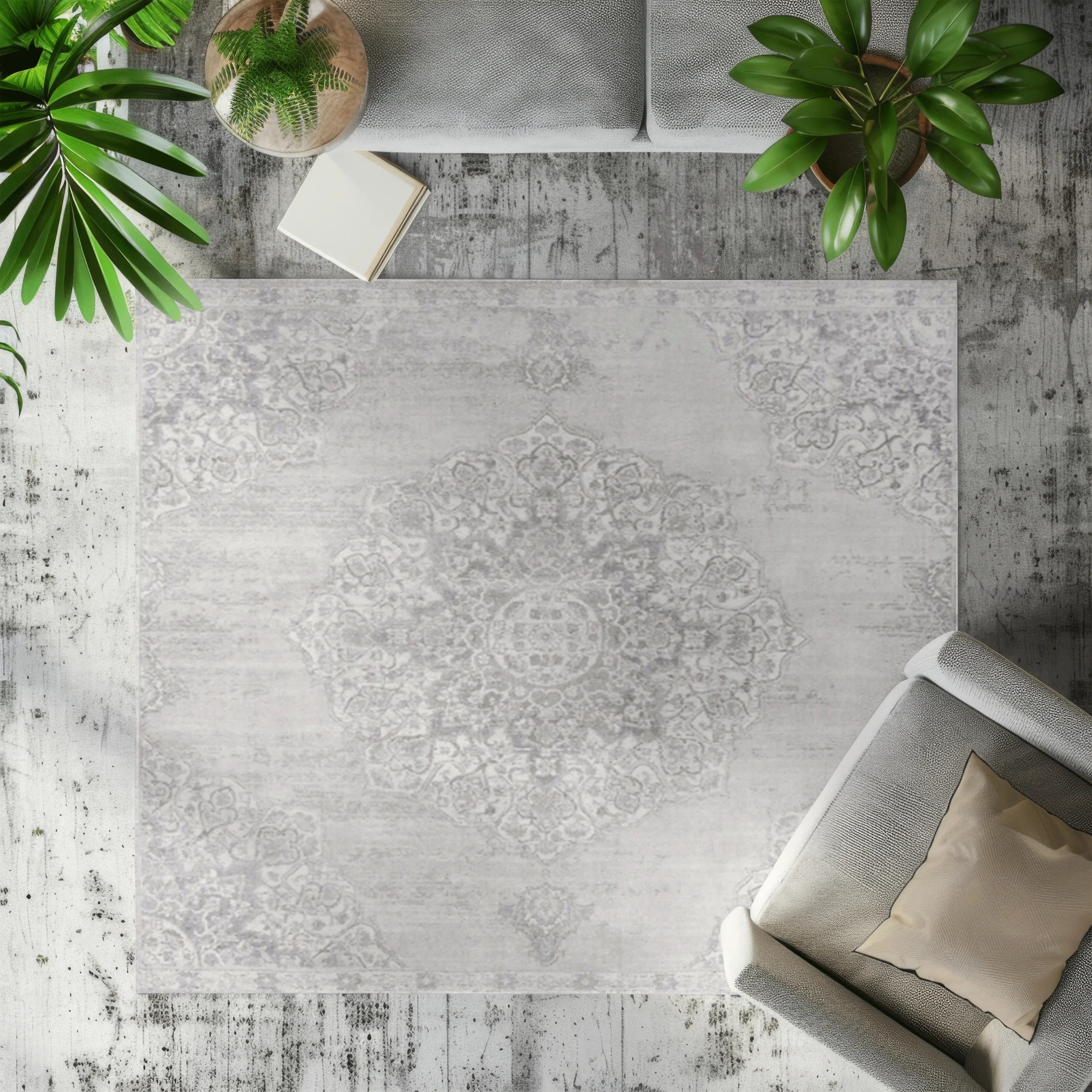 Ethereal Waves Vintage Rugs