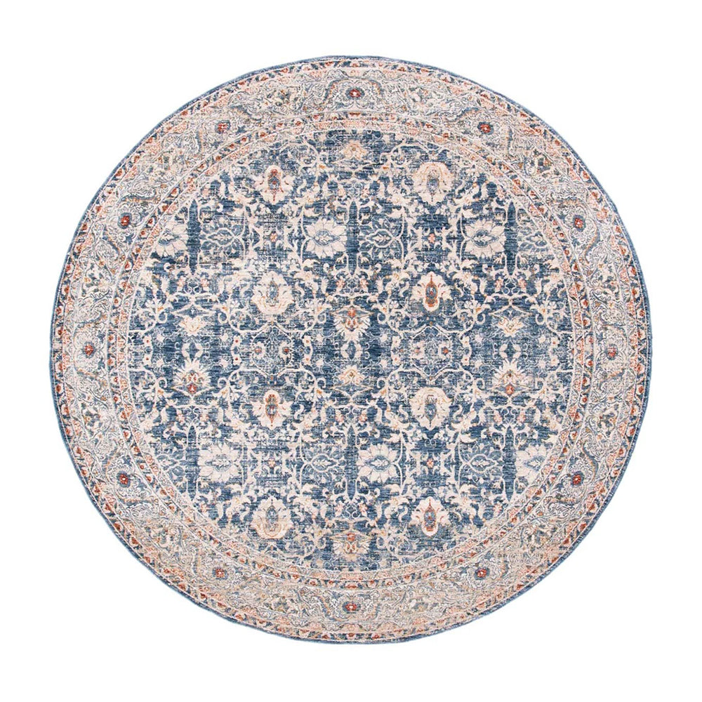 Enchanted Valley Solid Blue Rugs