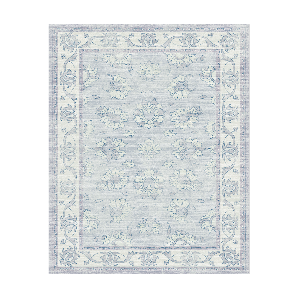 Midnight Blossom Print Rugs