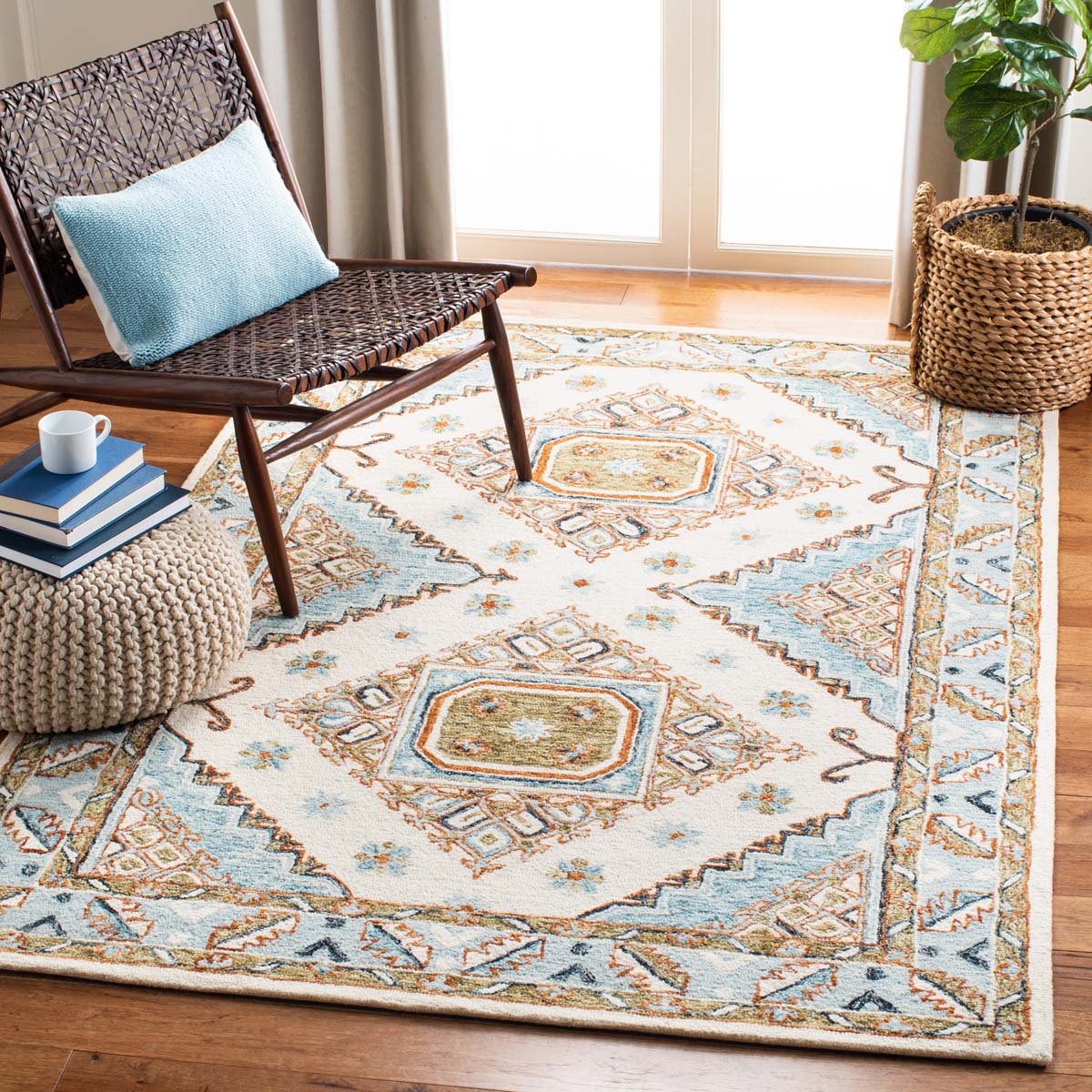 Crystal Woods Geometric Rugs