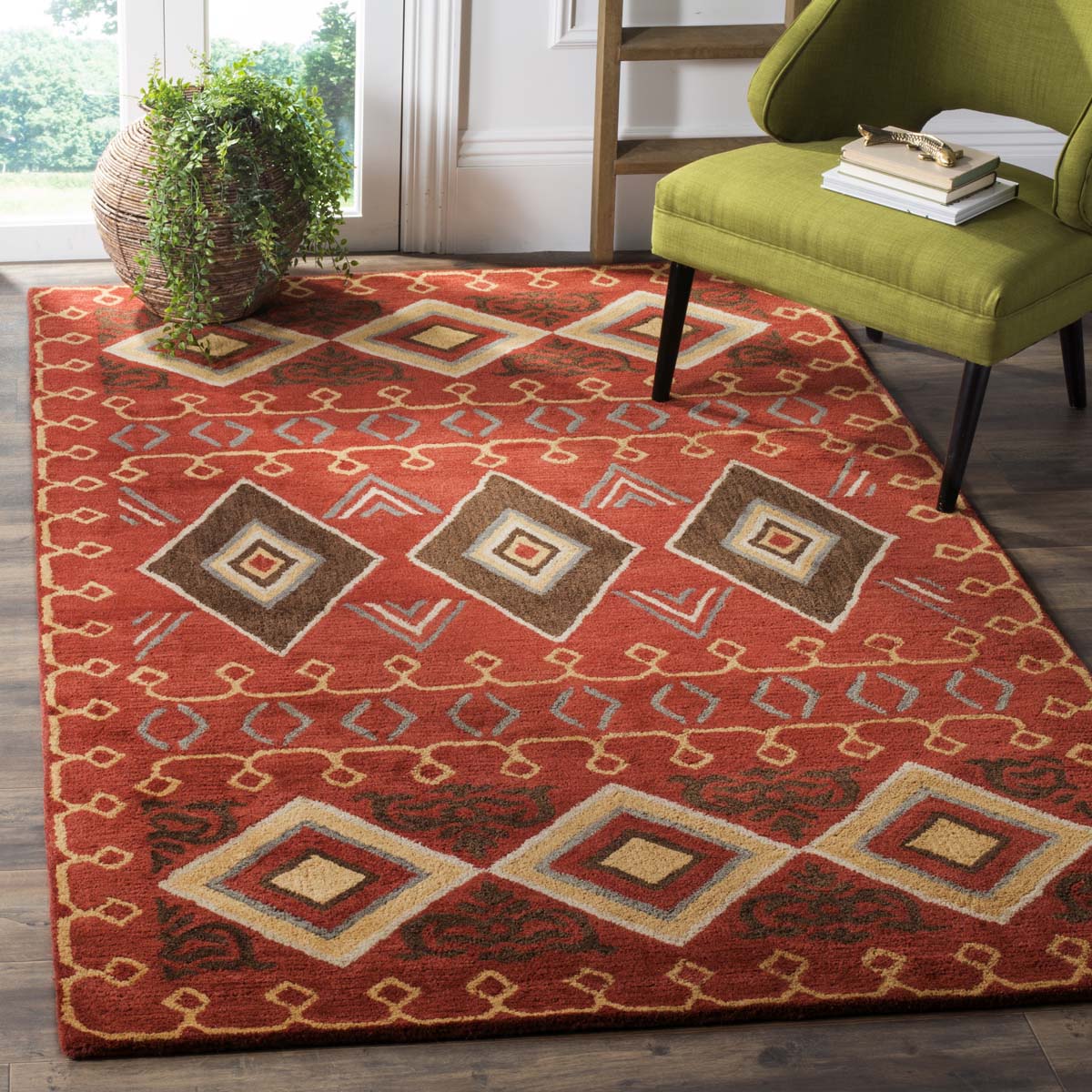 Crimson Dawn Majestic Rugs