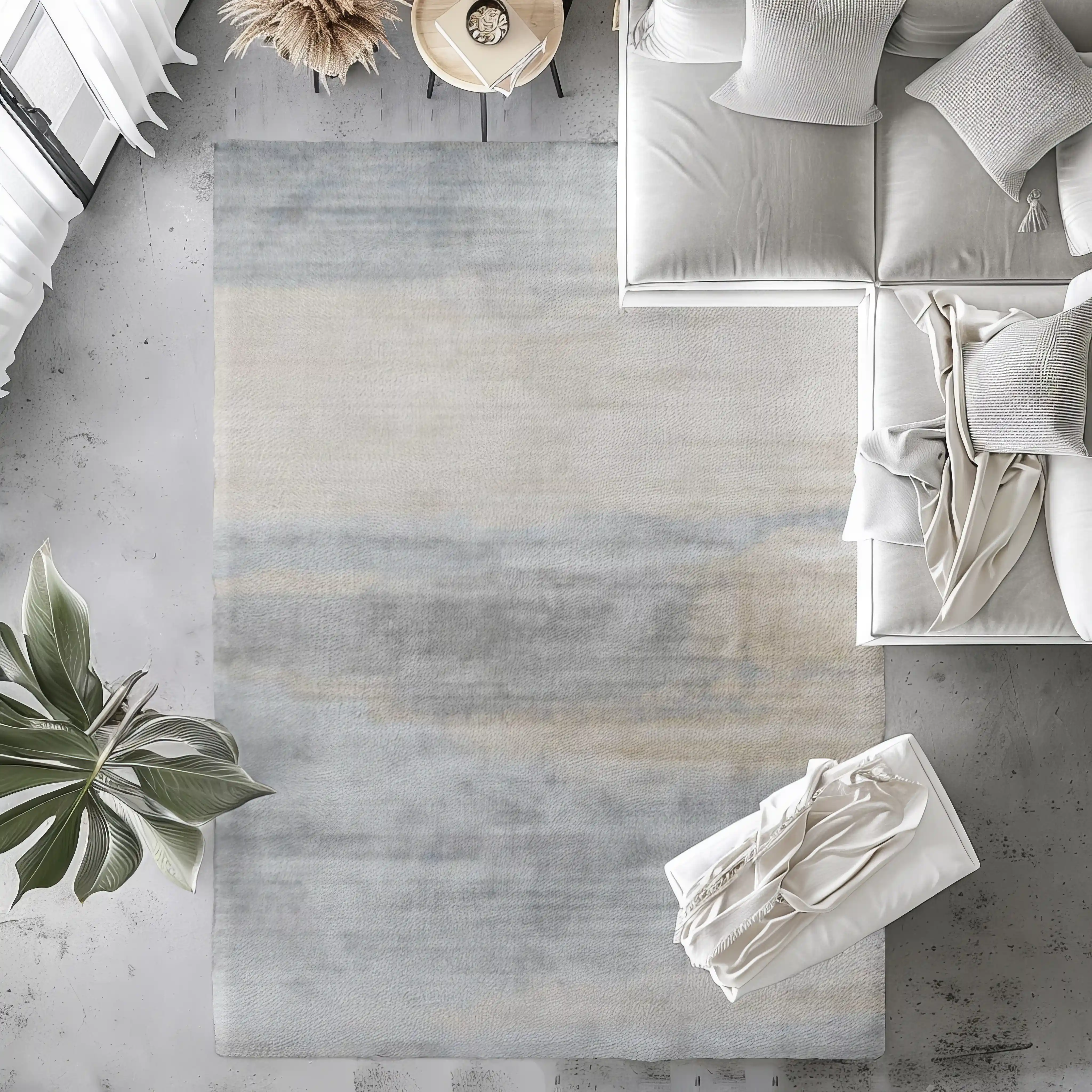 Elegant soft Waves Artica Rugs