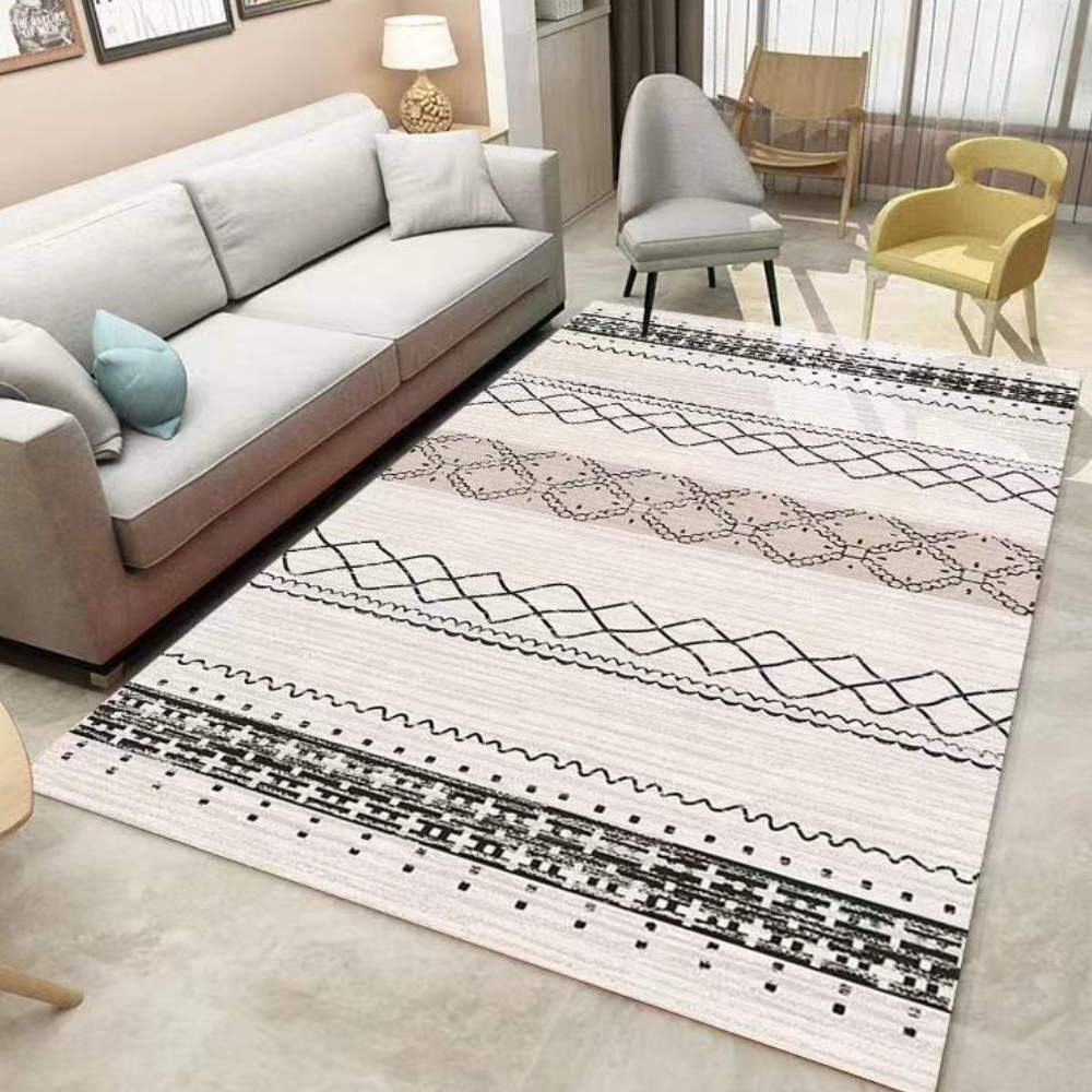 Modern Hexagon Kavira Rugs