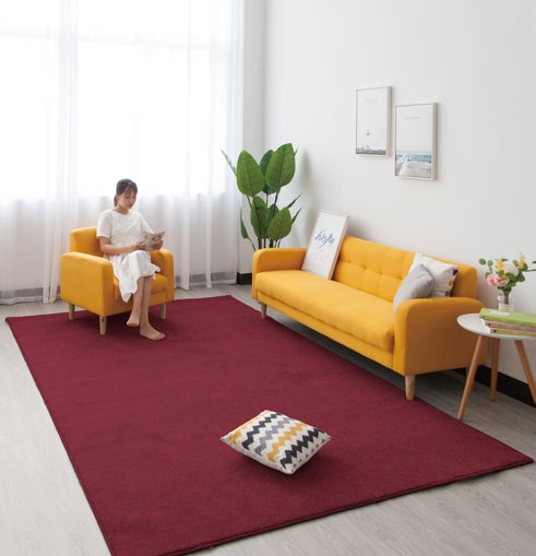 Woola Vintage Multicolor Red Shaggy Textured Rugs