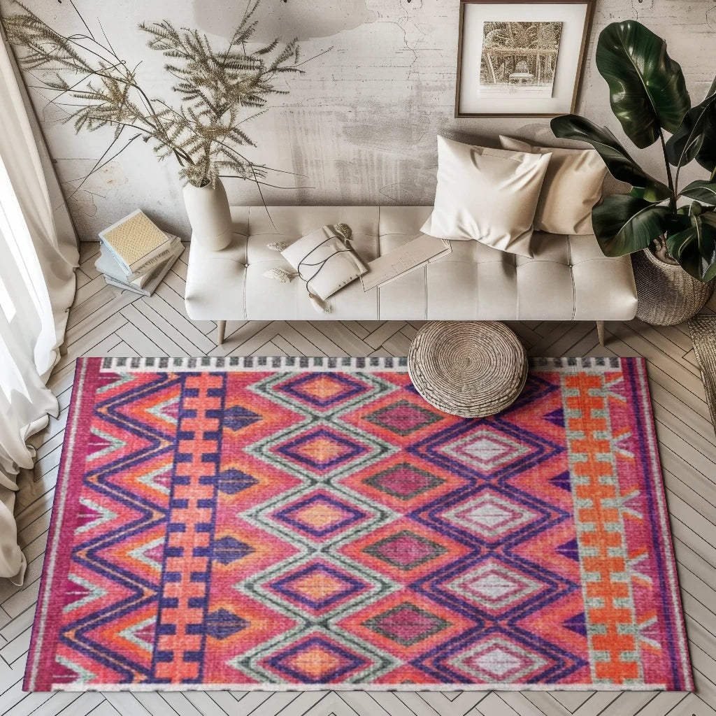 Ethereal Whisper Casual Retro Rugs